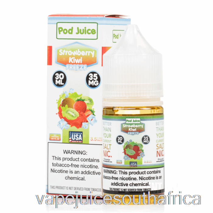 Vape Juice South Africa Freeze Strawberry Kiwi - Pod Juice - 30Ml 35Mg
